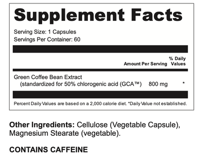 Green coffee bean extract